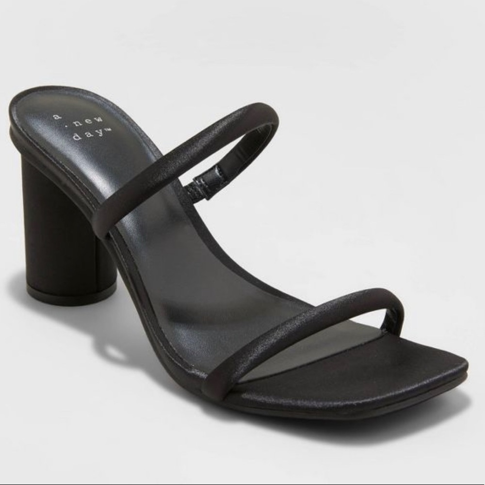 Women's Cass Square Toe Heels - A New Day size 8